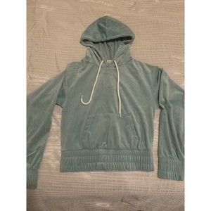 Velour Hoodie Women Size Small
